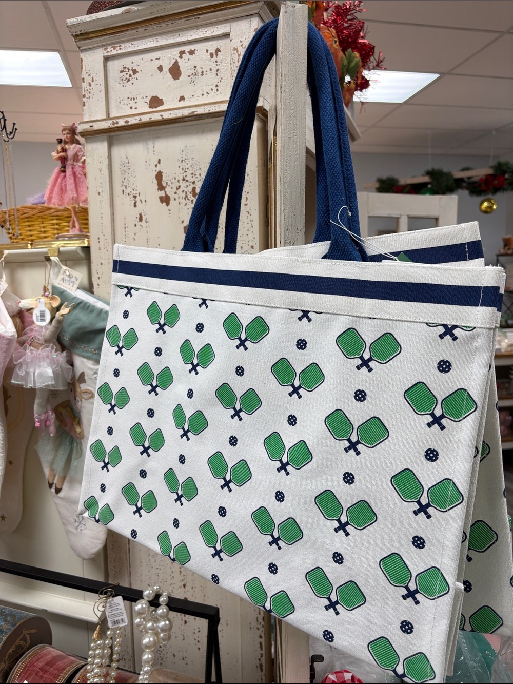Pickle ball tote bag